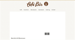 Desktop Screenshot of cafe-boes.de