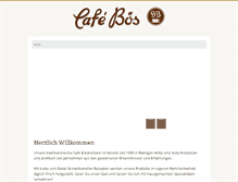 Tablet Screenshot of cafe-boes.de